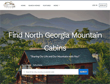 Tablet Screenshot of northgeorgiamountainrealestate.com